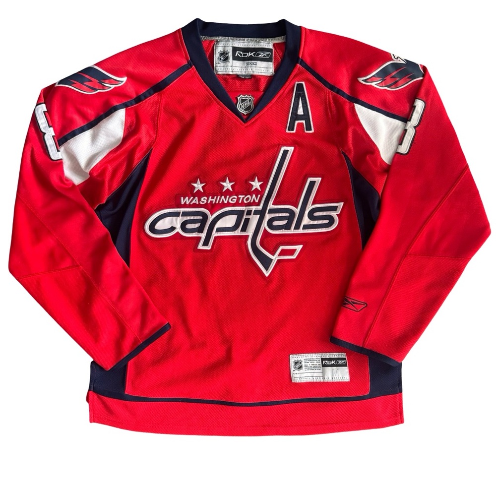 Vintage Ovechkin Assistant Captain Washington Capitals Jersey - Size M